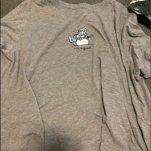 Gray life is good shirt